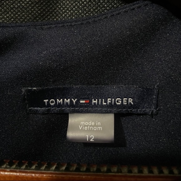 Black & Navy Sleevless Dress - Picture 3 of 4